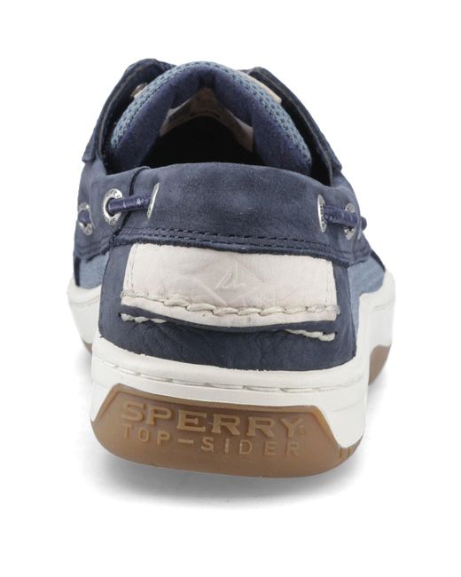 Sperry Top-Sider Blue Billfish 3 Eye Leather Boat Shoes
