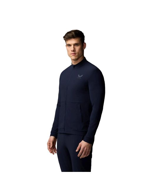 Castore Blue Tech Training Track Jackets for men