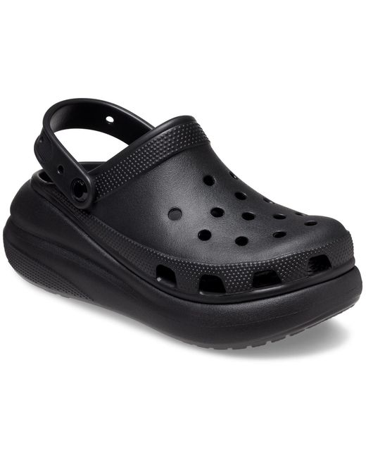 CROCSTM Black Classic Crush Eva Clogs