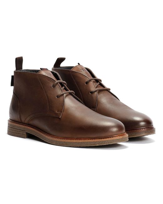 Ben Sherman Walker Chukka Leather Men's Brown Boots - Uk 8 for men