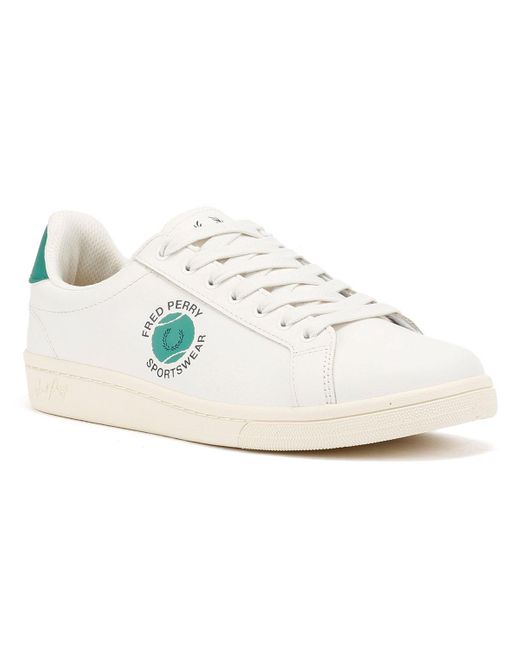 Tennis Cupsole Sneakers Bianche di Fred Perry in White da Uomo