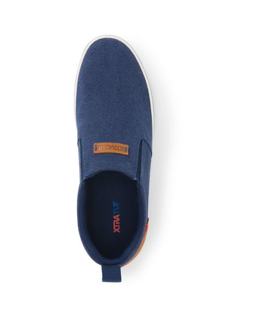 XtraTuf Blue Sharkbyte Canvas Trainers for men