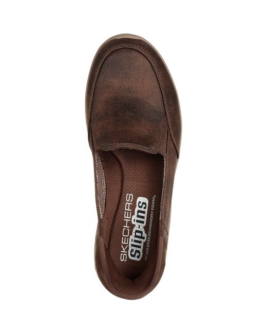 Skechers Reggae Fest 2.0 Classically Textiel Sneakers in het Brown
