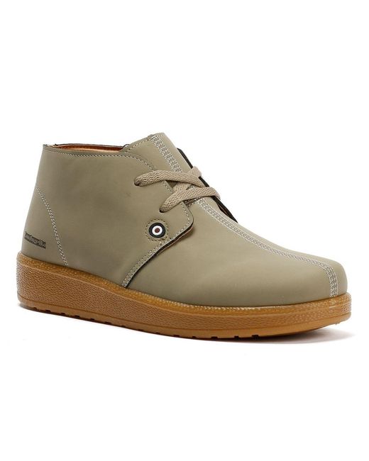 Lambretta Green Pinto Sand Boots for men