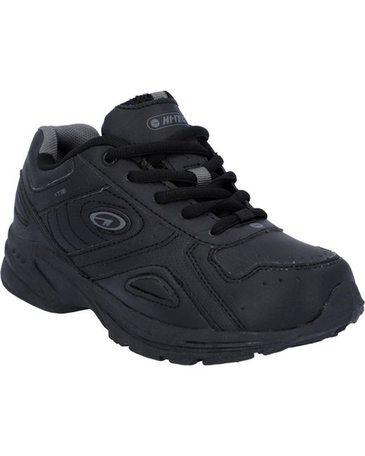 Hi-tec Black Xt115 Synthetic Trainers