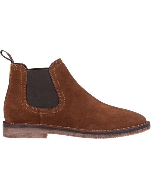 Hush Puppies Brown Shaun Suede Boots for men
