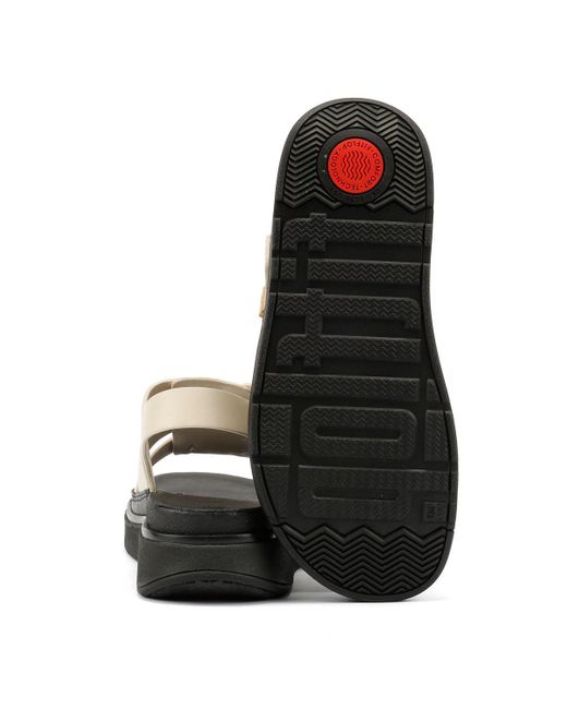 Fitflop Gen-Ff Fisherman Sandalen Van Leer in het Natural