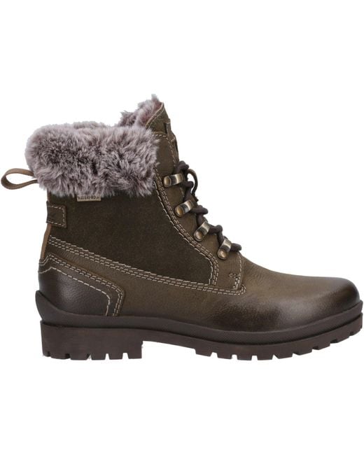 Cotswold Brown Evenlode Leder Winter Knöchelstiefel