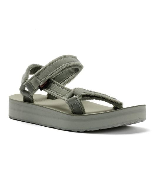Teva Green Midform Universal Canvas Seagrass Sandals