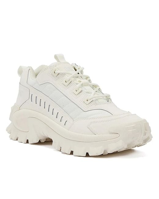 Caterpillar White Cat Intruder Sneakers