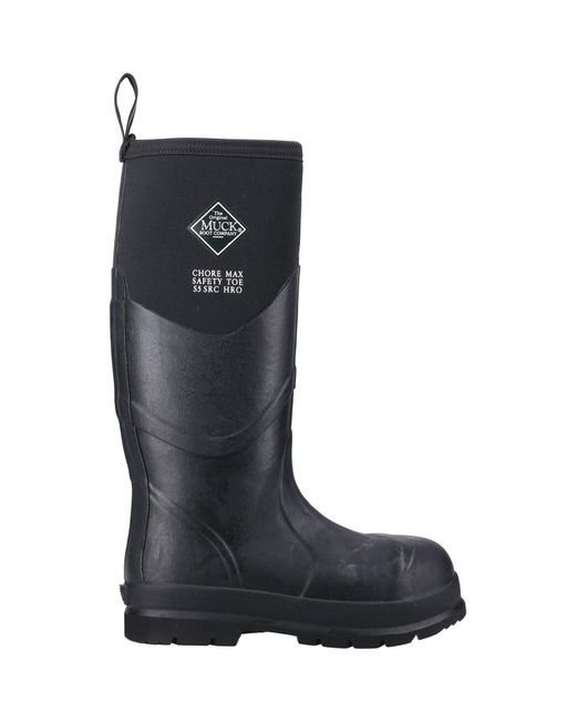 Muck Boot Black Chore Max S5 Rubber Wellington Boots