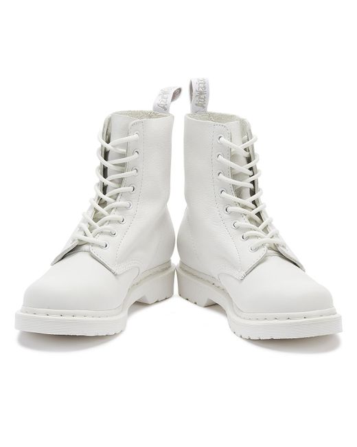 dr martens white pascal