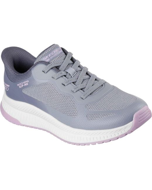Skechers Blue Bobs Sport Squad Chaos Staple Look Trainers