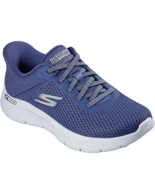 Skechers Blue Go Walk Flex Textile Sneaker