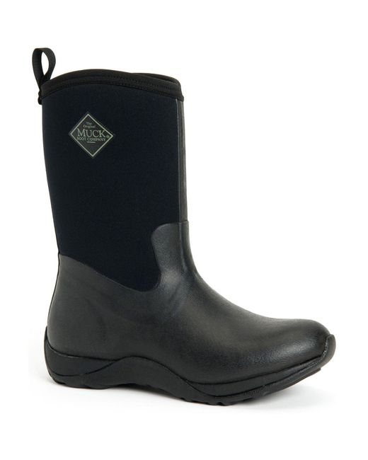 Muck Boot Black Arctic Weekend Rubber Wellington Boots