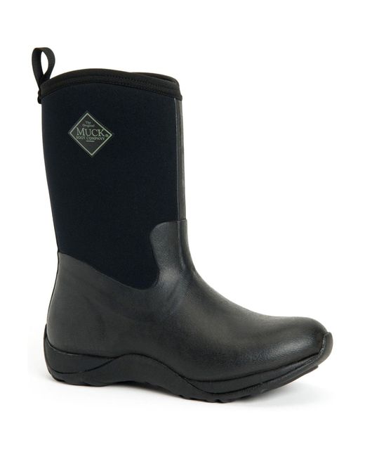 Muck Boot Black Arctic Weekend Rubber Wellington Boots