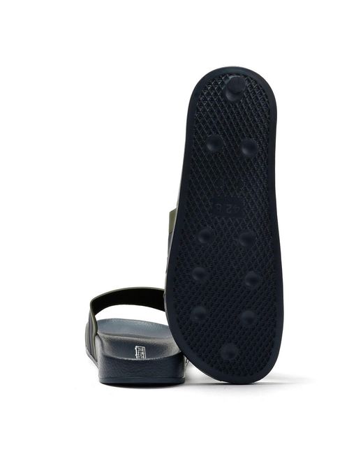 Lambretta Blue Prince Khaki Slides for men