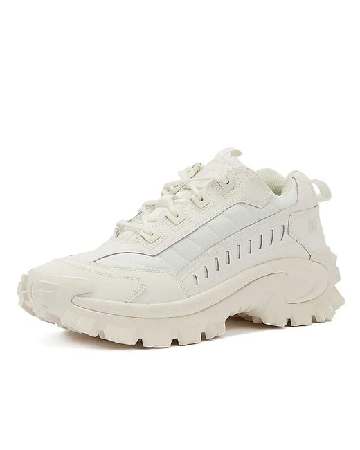 Caterpillar White Cat Intruder Sneakers