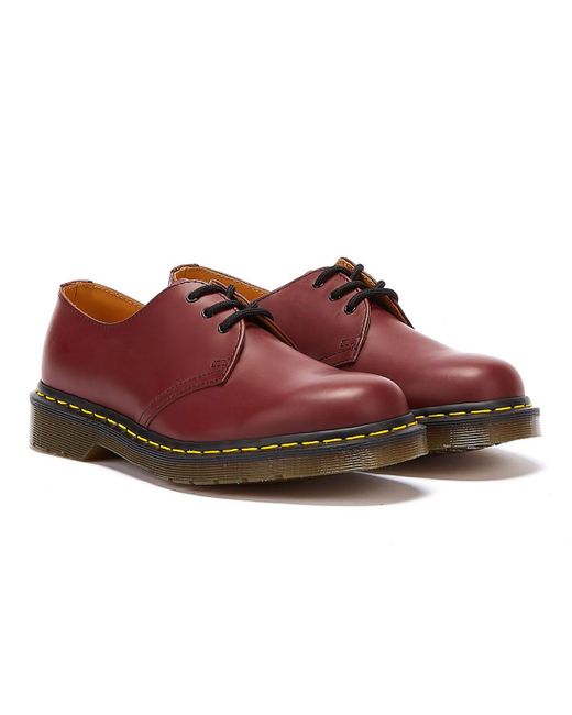 dr martens 1461 rouge