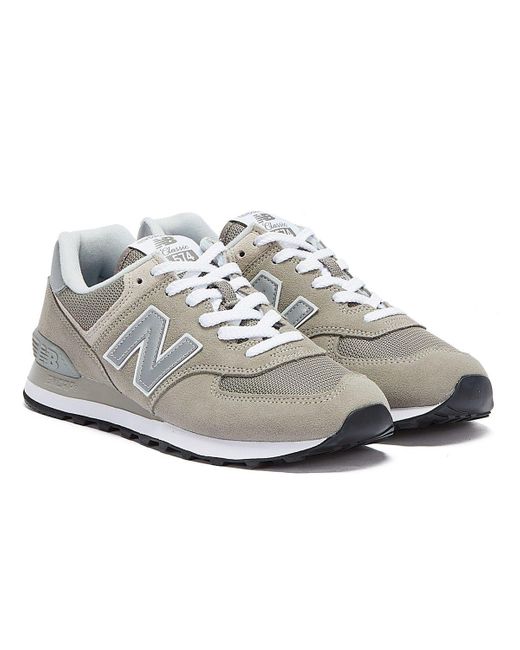 New Balance Synthetic Ml574 Trainers in Grey (Grey) | Lyst UK