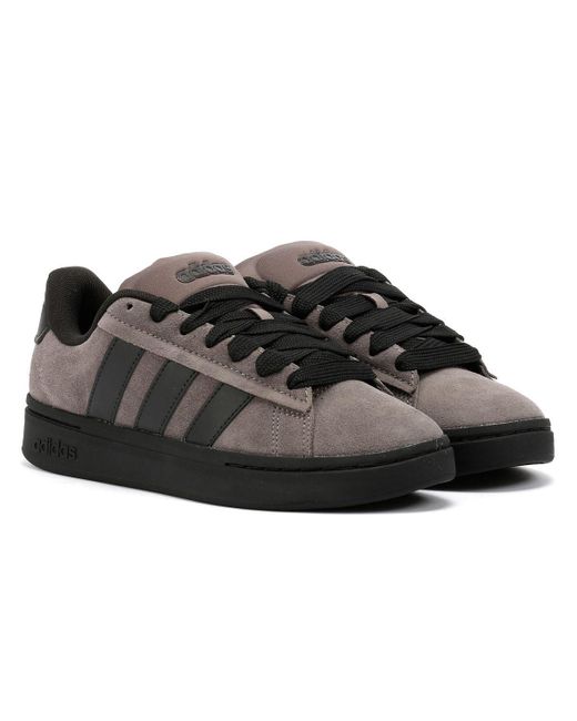 Adidas Black Grand Court Alpha 00S Charcoal/ Trainers