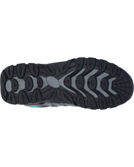 Hi-tec Blue Corzo Mid Pu Suede Graphite/Dark Hiking Boots