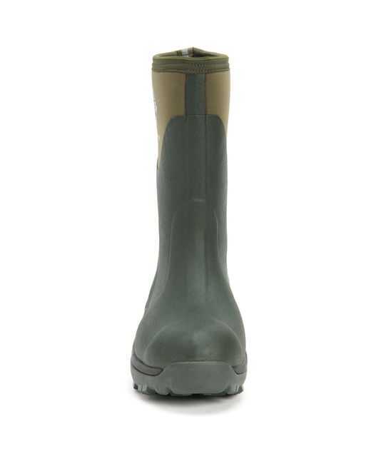 Muck Boot Green Muckmaster Mid Synthetic Wellington Boots