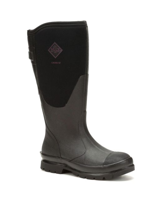 Muck Boot Black Chore Xf Rubber Wellington Boots