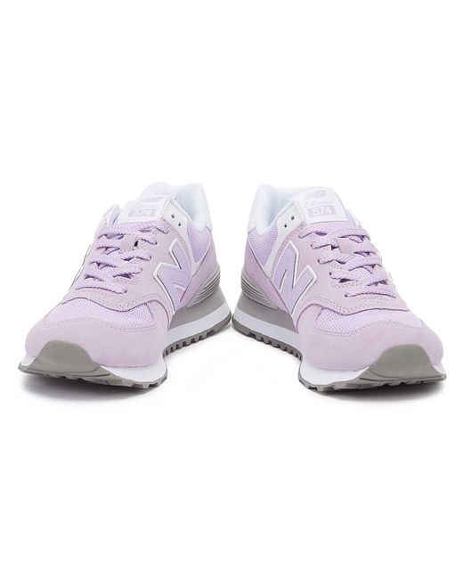 new balance ml574 dames purper