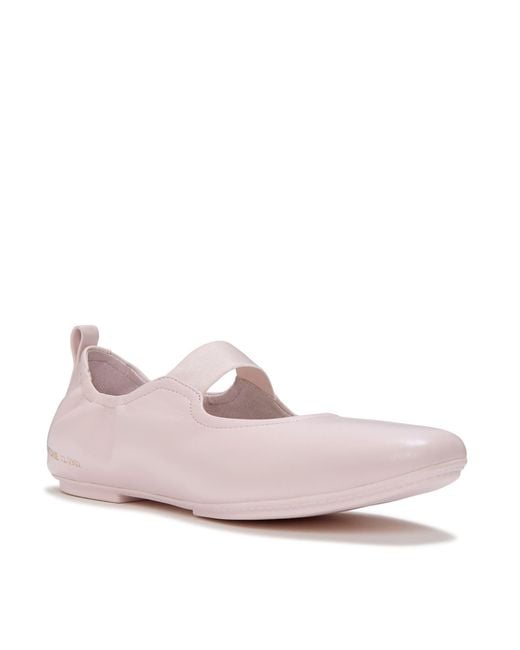 Fitflop Pink Delicato X Pantone Poise Leather Mary-Janes
