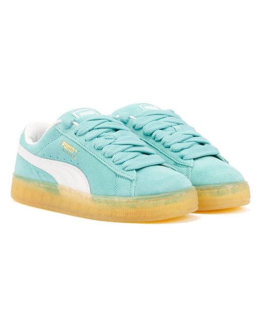PUMA Blue Suede XL Wildleder Rosa Turnschuhe - EUR 42