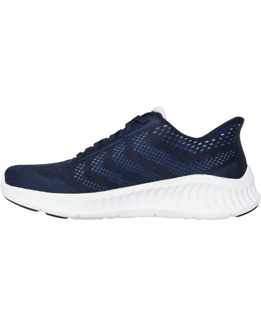 Skechers Blue Go Walk Now Khloe Textile Sneaker