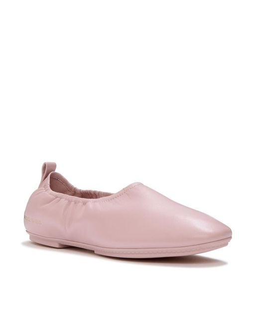 Fitflop Pink Delicato X Pantone Poise Leather Ballerinas