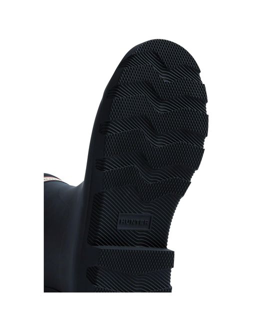 Hunter Blue Downpour Short Boot Rubber Wellington Boots