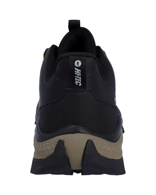 Hi-tec Black Infuse Low Polyester /Walnut Hiking Shoes for men