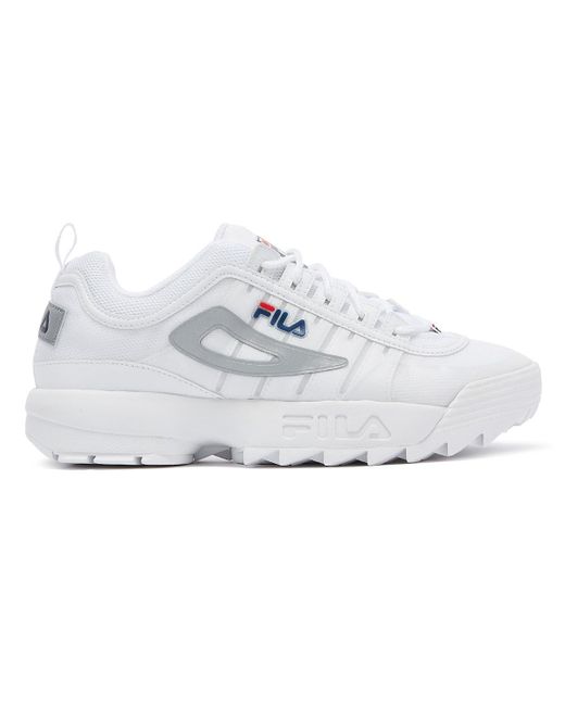 fila disruptor womens core white trainers
