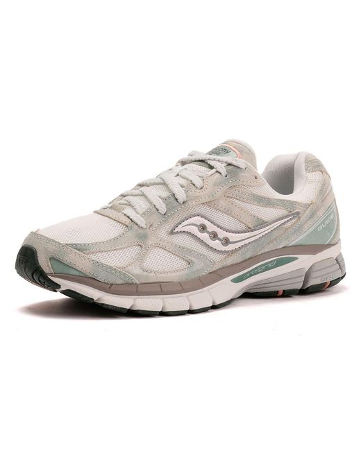 Saucony White Progrid Guide 7/Verde Trainers