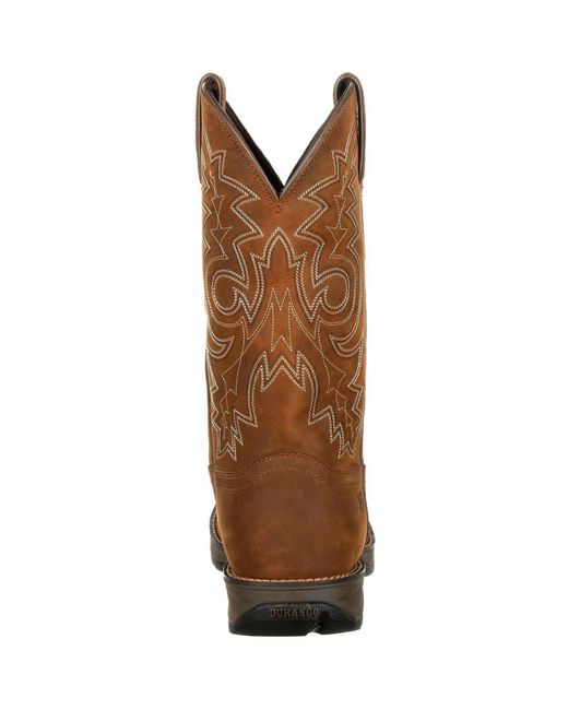 Durango Brown Rebel Leather Coyote Boots for men