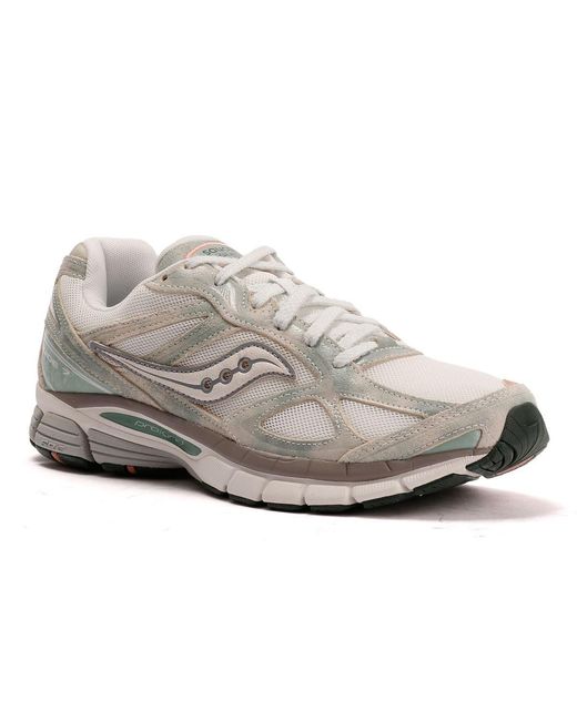 Saucony White Progrid Guide 7/Verde Trainers