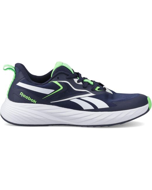Reebok Blue Verse Trainer Textile /Lime Trainers for men