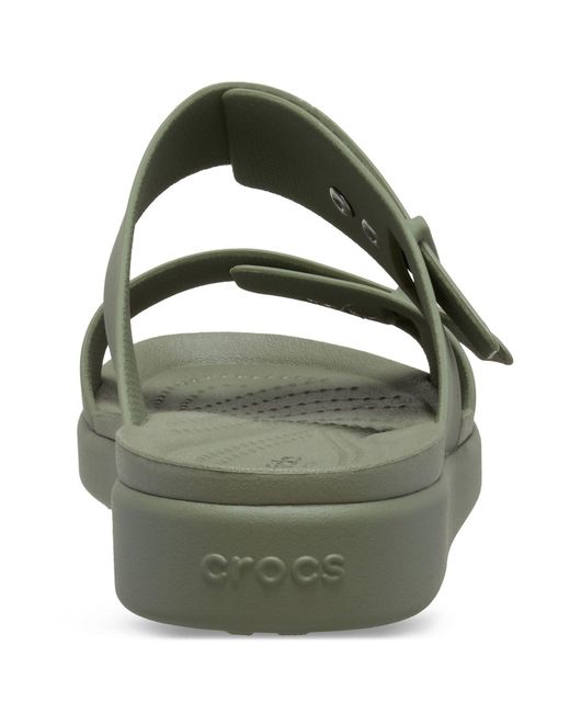 CROCSTM Green Brooklyn Buckle Eva Cargo Sandals