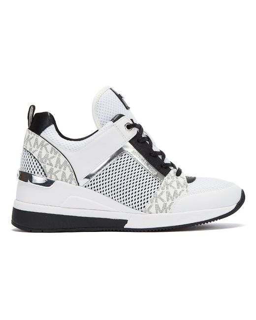michael kors womens white trainers