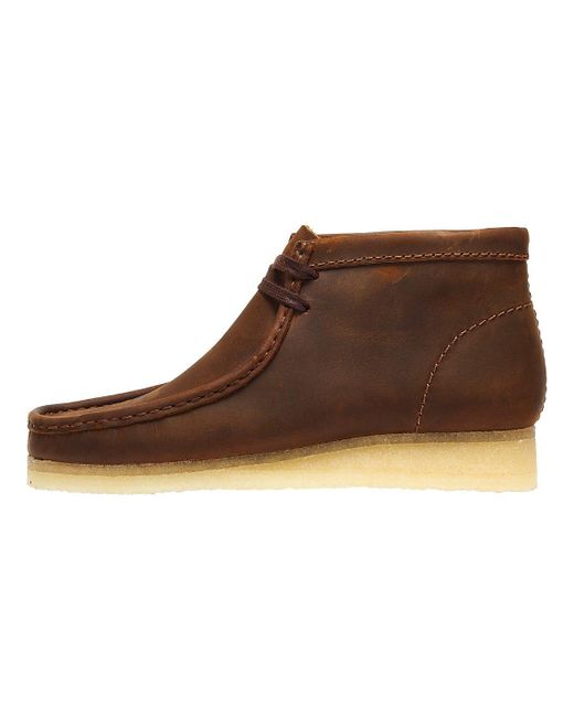 clarks beeswax wallabee boot