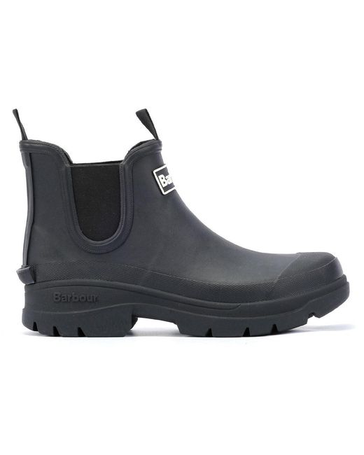 Barbour Black Nimbus Ankle Wellington Boots