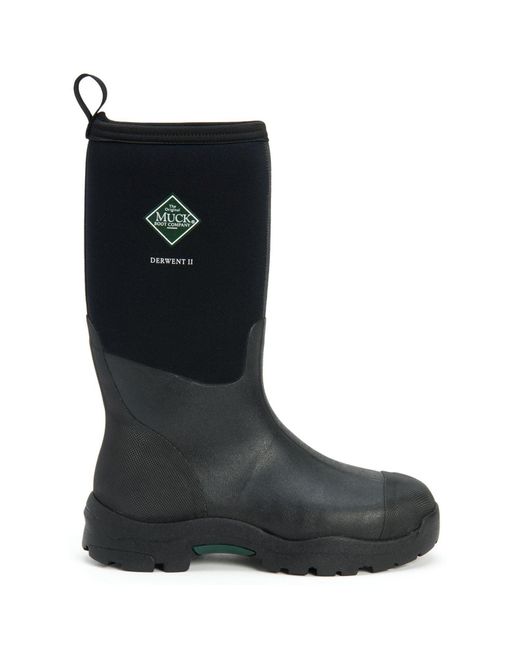 Muck Boot Black Derwent Ii Rubber Wellington Boots