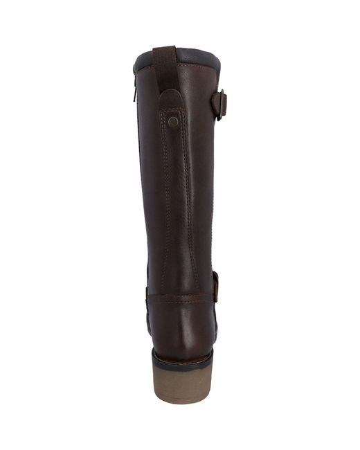 Hunter Brown Skye Tall Leather Boots