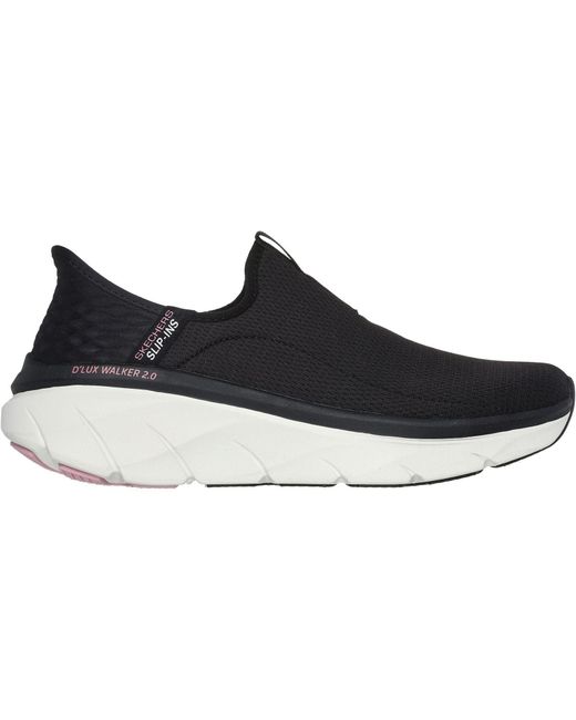 Skechers Blue D'lux Walker 2.0 Synthetik /Rosa Sneakers