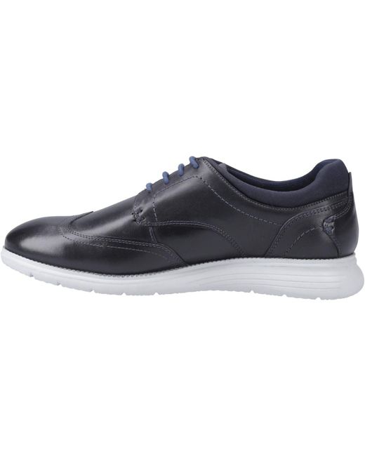 Pod Blue Vantage Leather Lace-Up Shoes for men