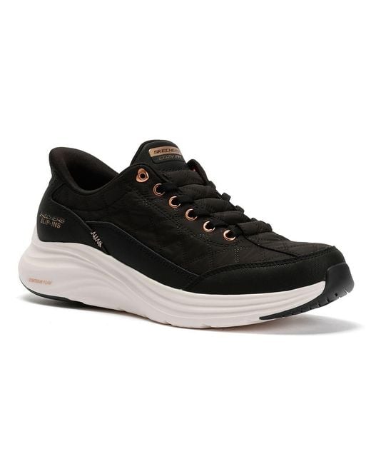 Skechers Black Slip-Ins Contour Foam Cozy Fit Trainers