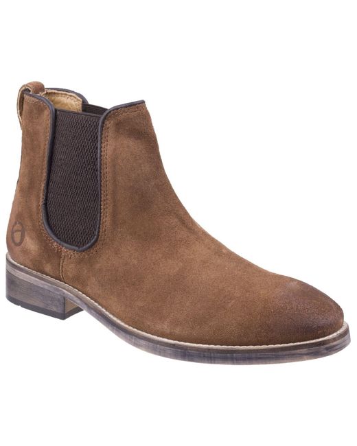 Cotswold Brown Corsham Leather Men's Boots for men